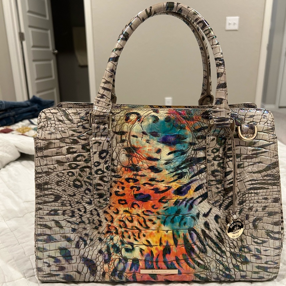 Brahmin Melbourne Multicolor Ombre Satchel
